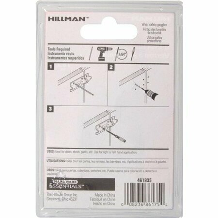 Hillman 3 ZINC YELLOW DICHROMATE BARREL BOLT 851007